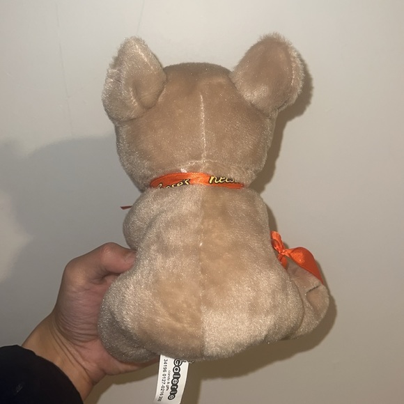 Dog Plushie Reese's Bow stuff animal dog Pitbull bulldog cute stuff animal soft - Picture 5 of 9